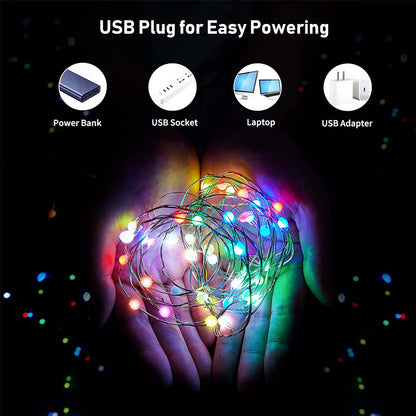 USB Smart Bluetooth Led Copper Wire Light App Control