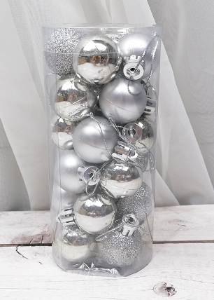 Shiny Matte Christmas Ball Decoration