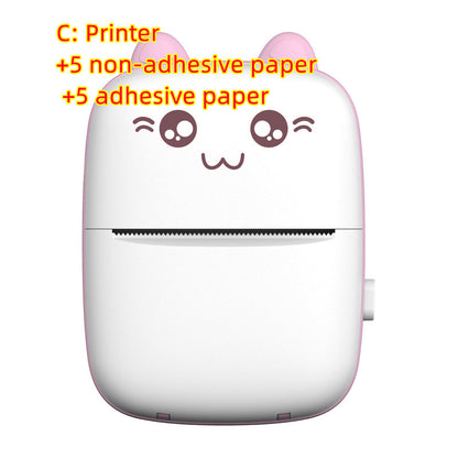 Mini Printer Portable Mini Bluetooth WiFi Printer Mobile Phone Photo Title Note Hot Print Pocket