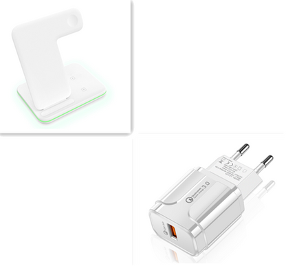 Compatible With Three-in-one Bracket Wireless Charger Mobile Phone Wireless Charger