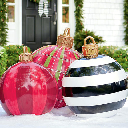 Christmas Ornament Inflatable Ball Outdoor Pvc 60CM