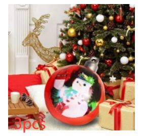 Christmas Ornament Inflatable Ball Outdoor Pvc 60CM