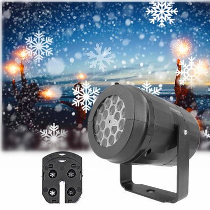 LED Christmas Snow Lights Projector Lamp