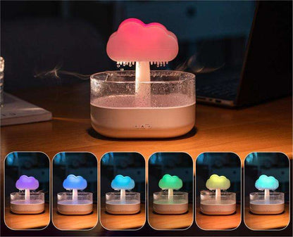 Rain Cloud Humidifier Water Drip 200ML, Essential Oils Aroma Diffuser