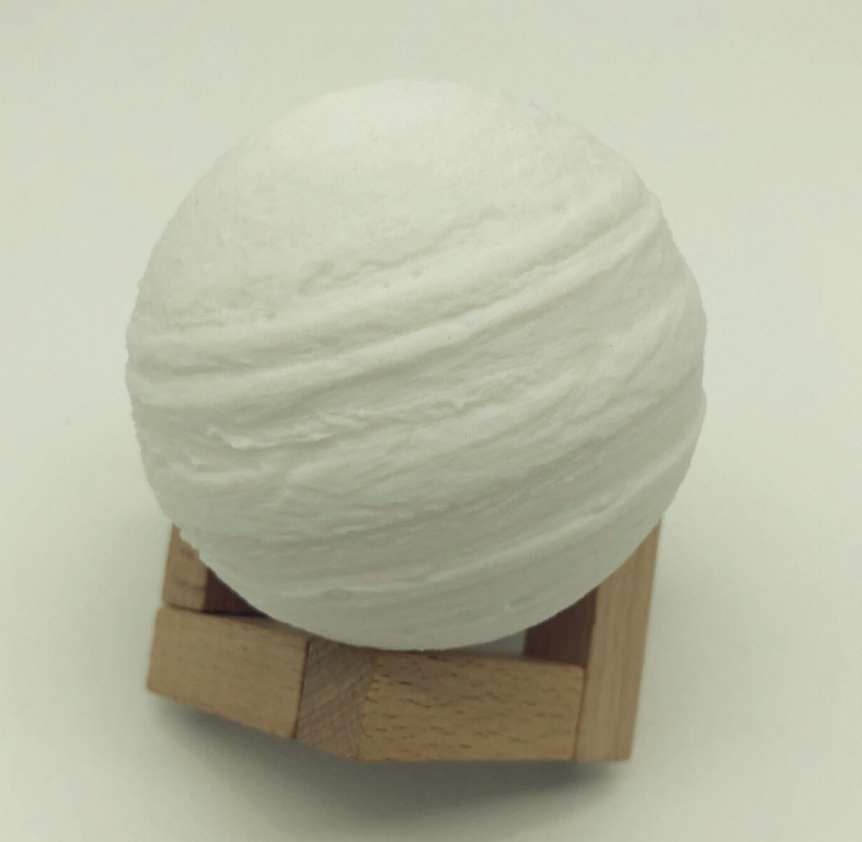 Double color touch 3D printing earth Jupiter lamp