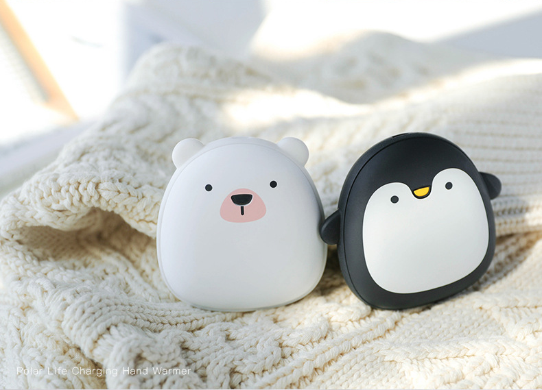 Penguin Polar Bear Electric Hand Warmers