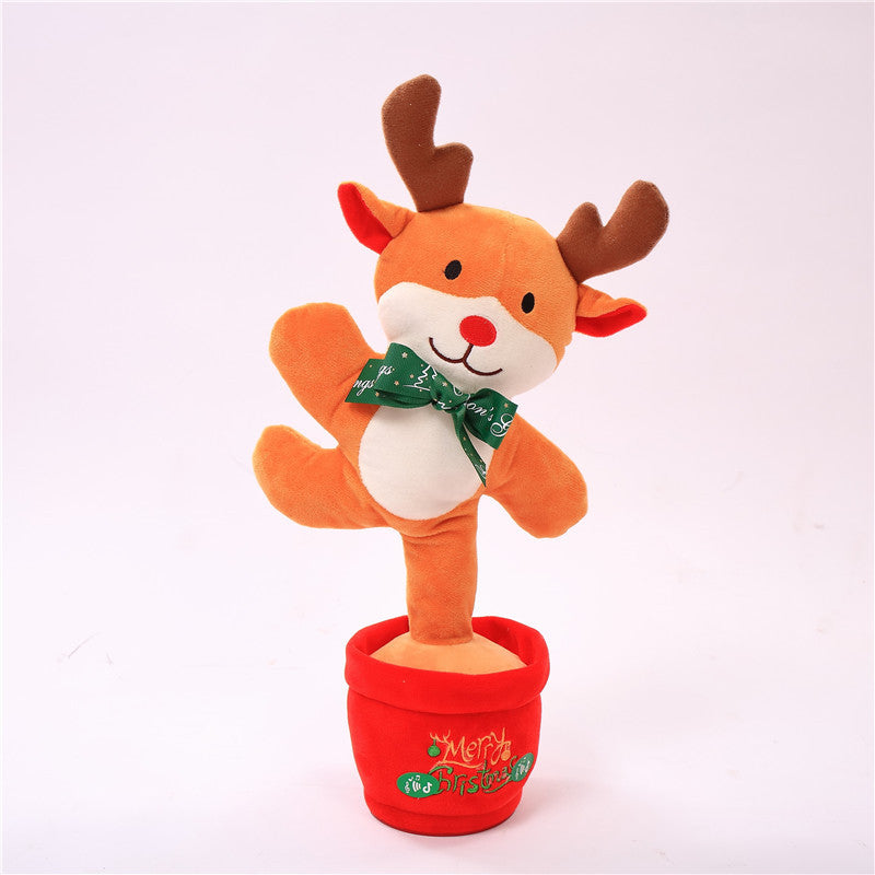 Dancing Christmas Toys Funny Tree Repeat Talking