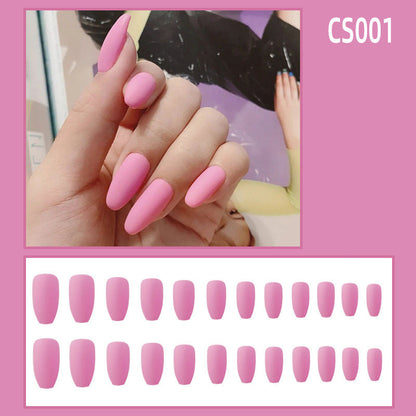 Fake Nails Wear Nails Autumn And Winter Frosted Personality Waterproof Ballet Nails