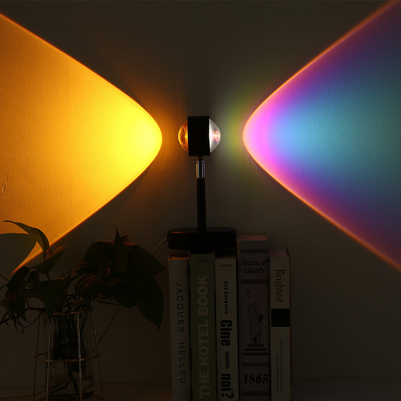 Sunset Rainbow Projection Lamp, USB Dual-head