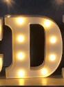 Luminous LED Letter Number Night Light English Alphabet Number Battery Lamp Romantic Wedding Christmas Party Decoration