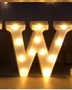 Luminous LED Letter Number Night Light English Alphabet Number Battery Lamp Romantic Wedding Christmas Party Decoration