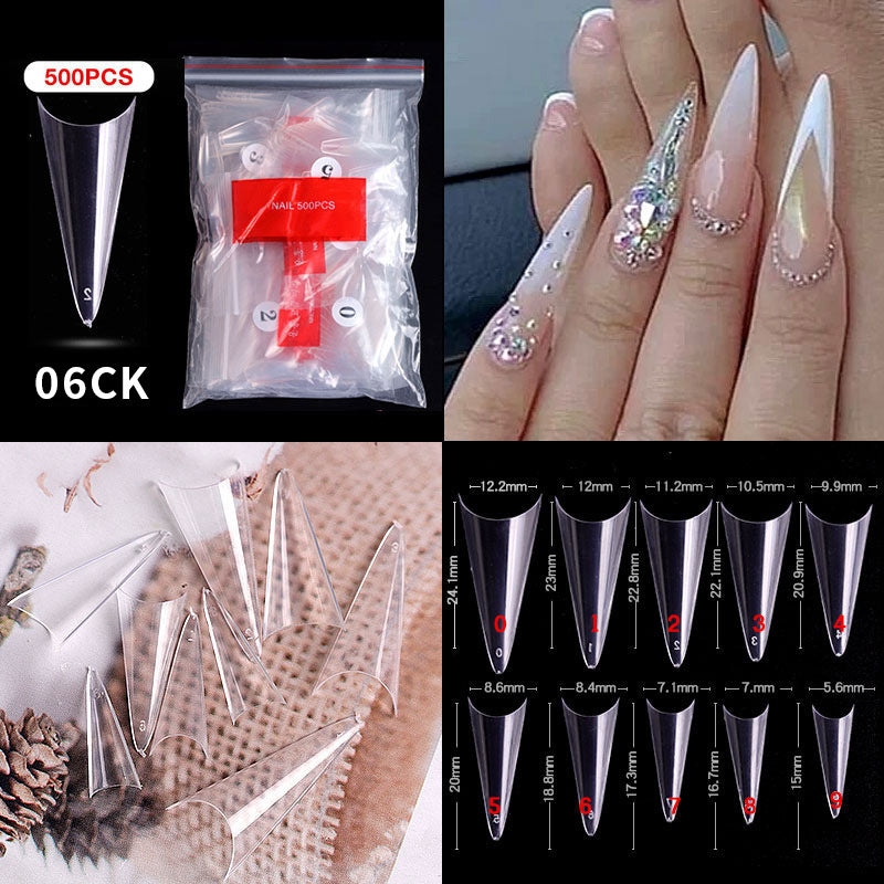 Cross-border Nail Manicure French Style Full Patch Half Patch Fake Nail Patch Handmade Wear Manicure Factory Wholesale