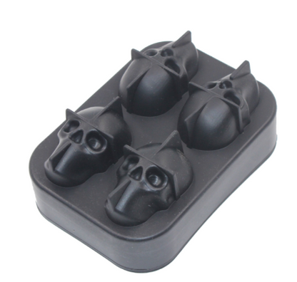 Creative 3D Skull Mold Ice Cube Tray Silicone Mold Soap Candle Moulds Sugar Craft Tools Bakeware Chocolate Moulds