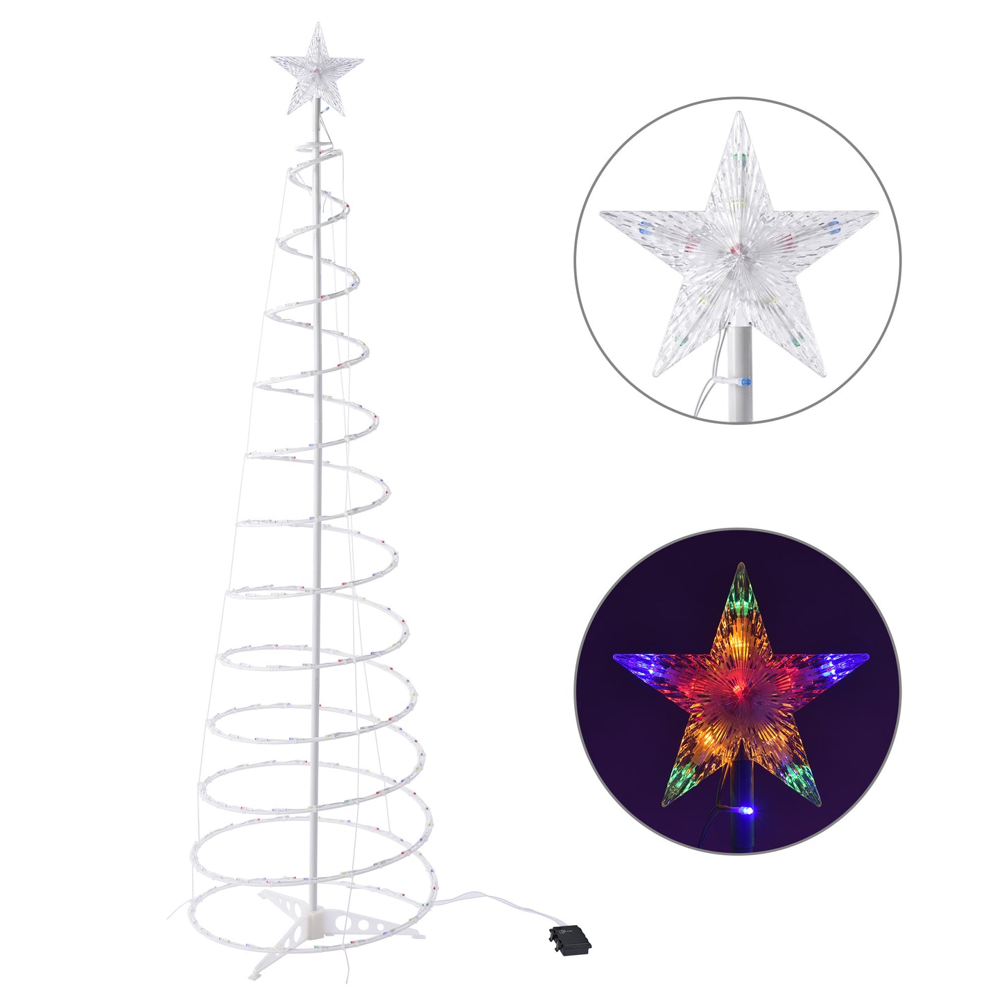 New Style LED Spiral Christmas Tree Light