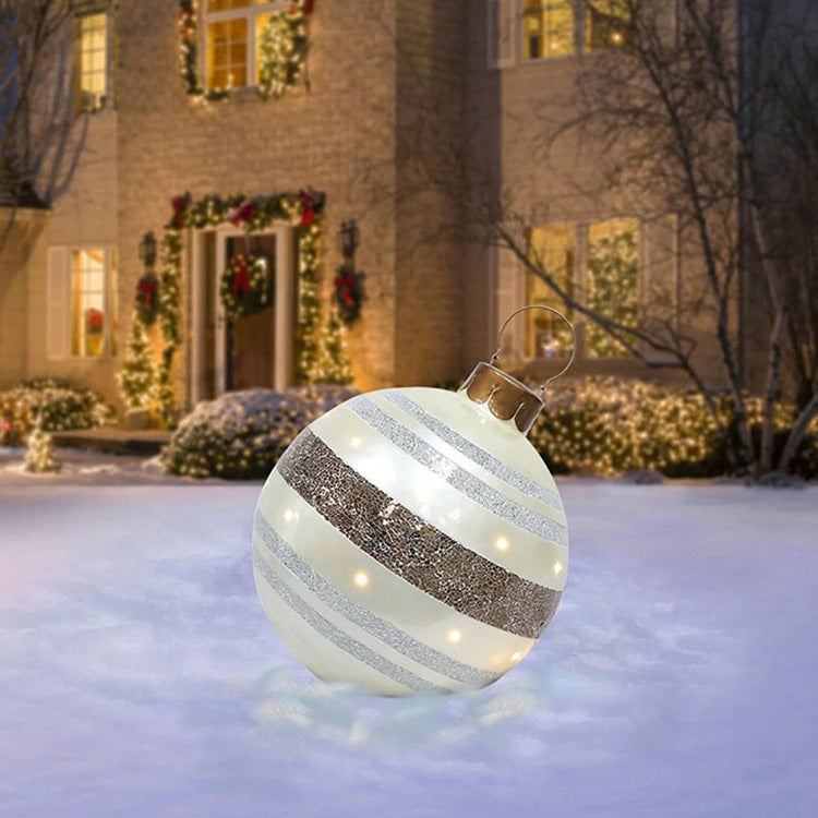 Christmas Ornament Inflatable Ball Outdoor Pvc 60CM