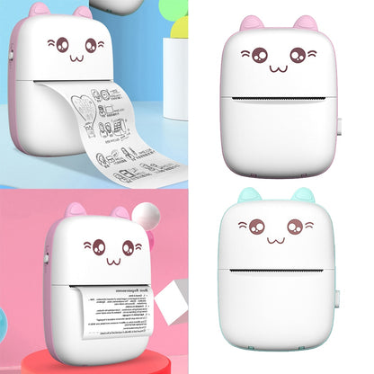 Mini Printer Portable Mini Bluetooth WiFi Printer Mobile Phone Photo Title Note Hot Print Pocket