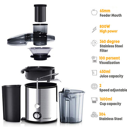 Juicer Multifunctional Separate Stainless Steel