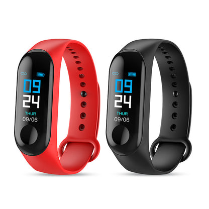 Compatible With , Smart Bracelet Heart Rate And Blood Pressure Exercise Meter Step Information Push Smart Reminder Color Bracelet