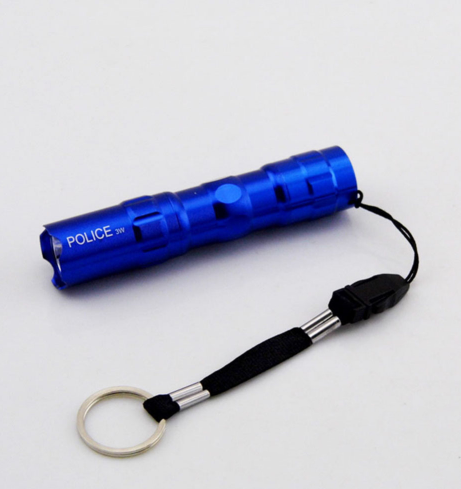 LED mini flashlight, aluminum alloy, strong light, small flashlight, 3W gift flashlight.