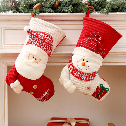 Christmas Knitted Socks & Christmas Decorations