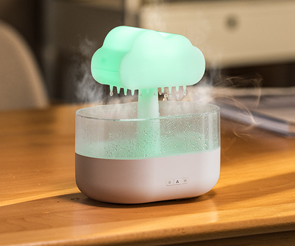 Rain Cloud Humidifier Water Drip 200ML, Essential Oils Aroma Diffuser