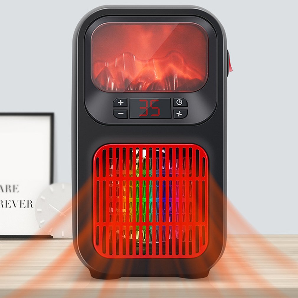 Flame Heater Mini Compact Portable Hot Air Heater