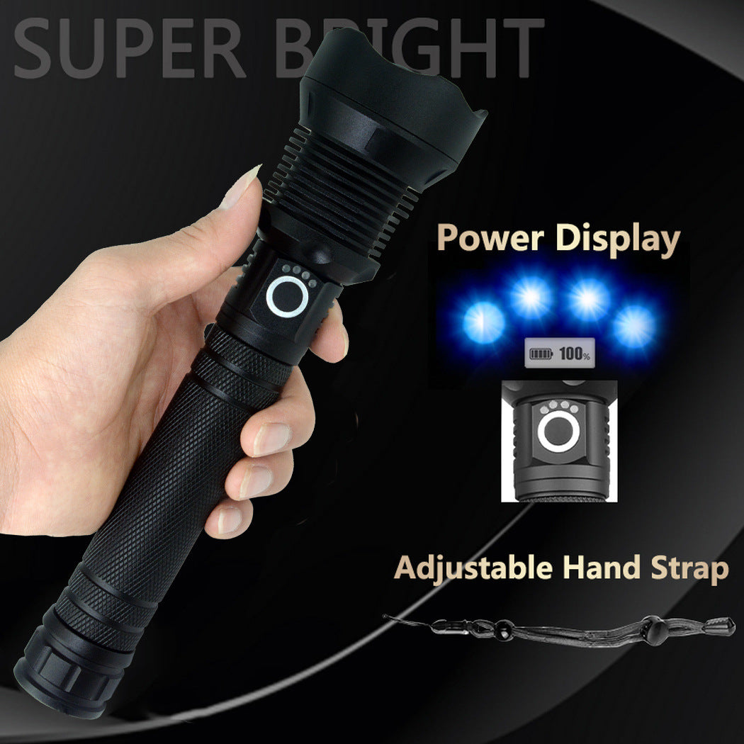 USB Rechargeable Outdoor High-Power Flashlight