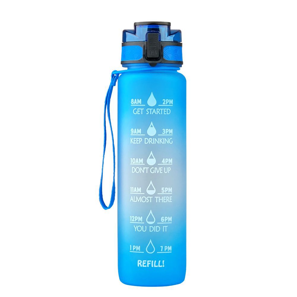 Transparent Flask Water Bottle 1000ml