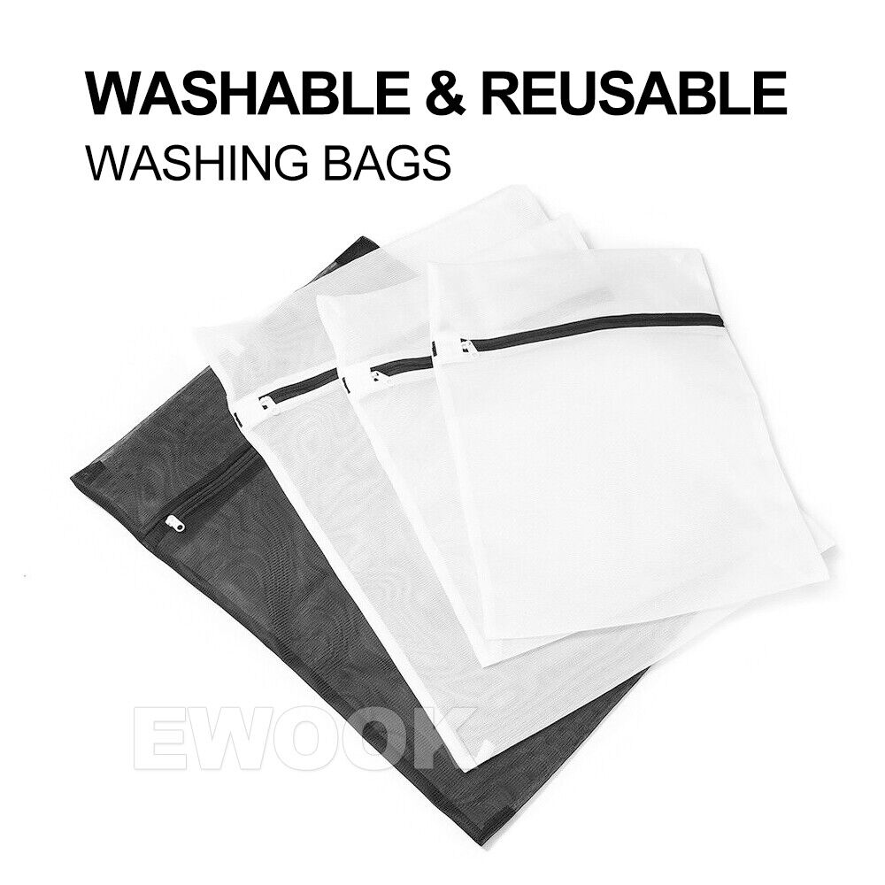 Washing Bag Pack Set Of 4 Laundry Bags Mesh Lingerie Delicate Clothes Wash Bags