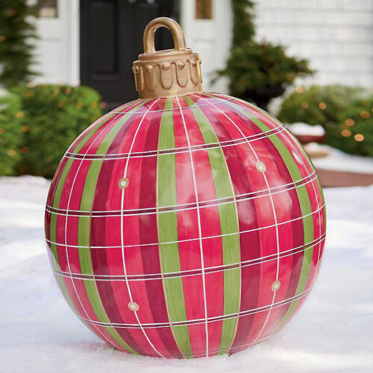 Christmas Ornament Inflatable Ball Outdoor Pvc 60CM