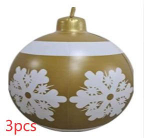 Christmas Ornament Inflatable Ball Outdoor Pvc 60CM