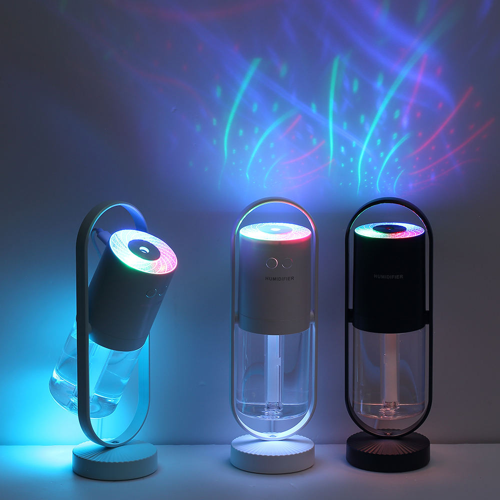 Colorful Light Humidifier 200ml Portable USB Rechargeable