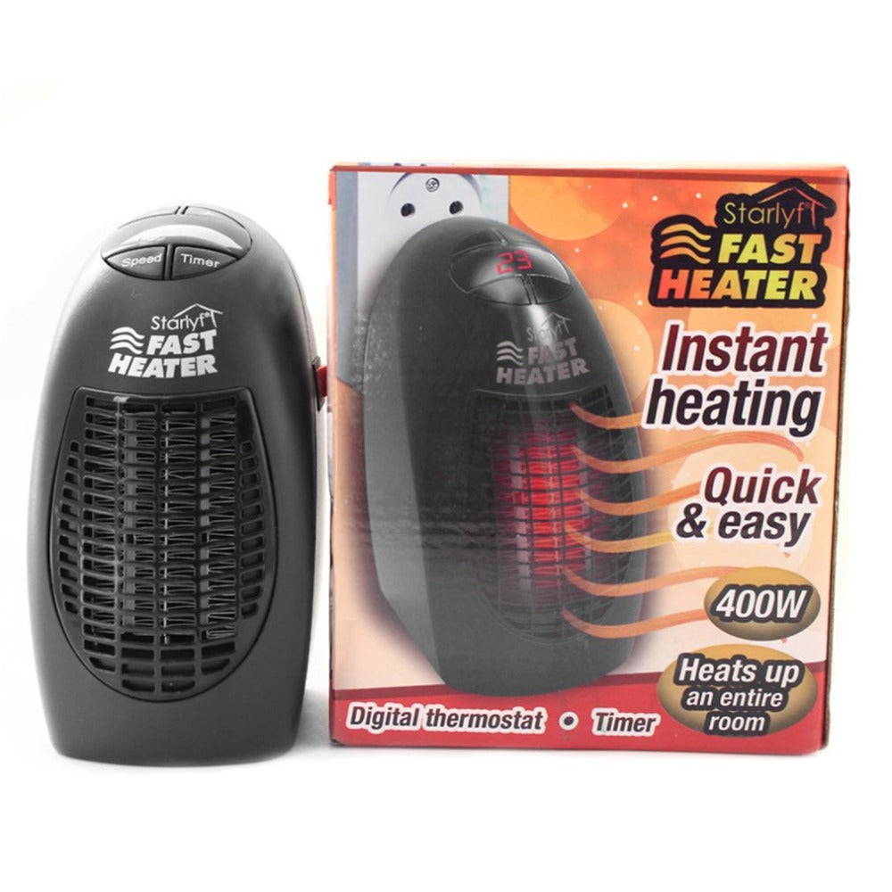 Electric heater 360 rotating plug mini heater