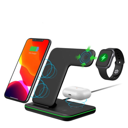 Compatible With Three-in-one Bracket Wireless Charger Mobile Phone Wireless Charger