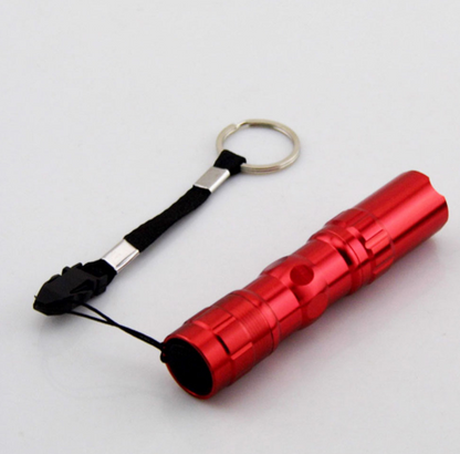 LED mini flashlight, aluminum alloy, strong light, small flashlight, 3W gift flashlight.