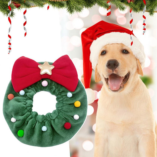 Christmas Pet Bow-knot Collar