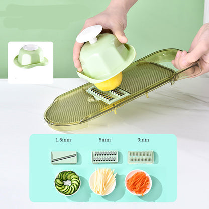 Transparent Vegetable Cutter Steel Blade