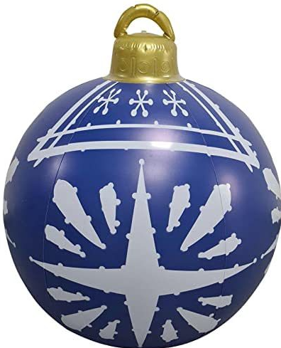 Christmas Ornament Inflatable Ball Outdoor Pvc 60CM