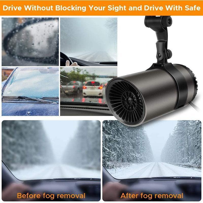 Car Warm Air Blower 12V Heater Fan Windshield Defoggingw