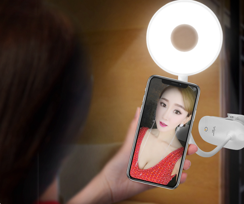 LED eye protection USB charging desk lamp student learning bedroom bedside clip lamp table lamp