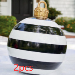 Christmas Ornament Inflatable Ball Outdoor Pvc 60CM