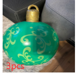 Christmas Ornament Inflatable Ball Outdoor Pvc 60CM