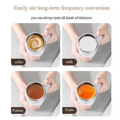 Rechargeable Electric Stirring Coffee Cup