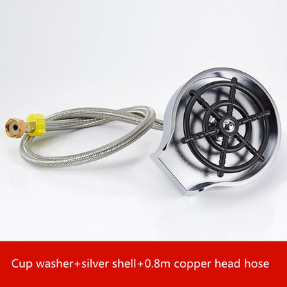 Bar Counter Cup Washer, High-pressure Spray Automatic Faucet