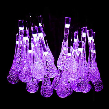 Water Drop Fairy LED Lights