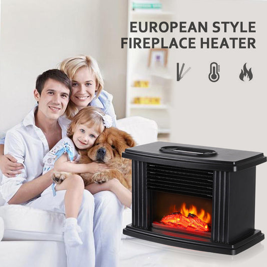 Electric Fireplace Heater LED Flame 1000W With Remote Control