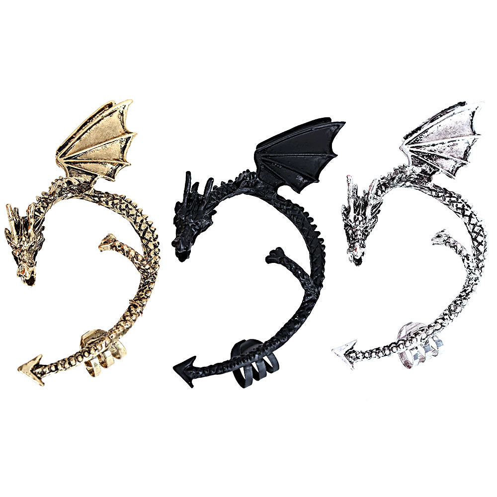 Creative Personality Flying Dragon Ear Clip Special Jewelry