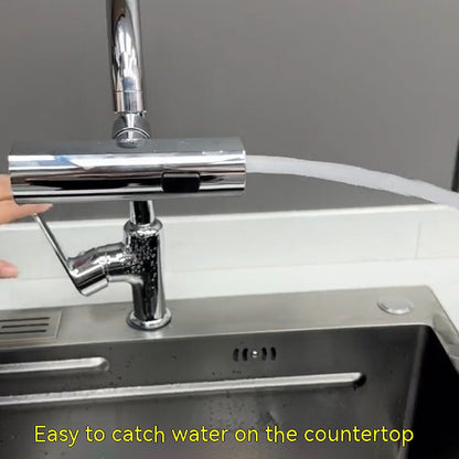 Faucet Waterfall Outlet Splash Rotating Bubbler