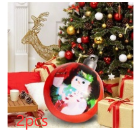 Christmas Ornament Inflatable Ball Outdoor Pvc 60CM