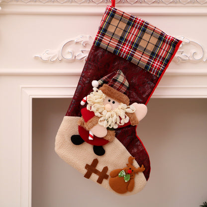 Christmas Decorations Santa Claus Socks Christmas Tree Pendant Christmas Socks Gift Bag Christmas Bag